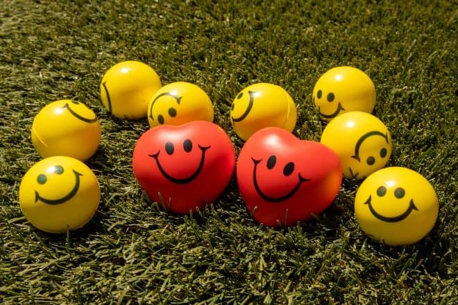 Red and Yellow Smiley Balloons - Emoji Riddles With Answers