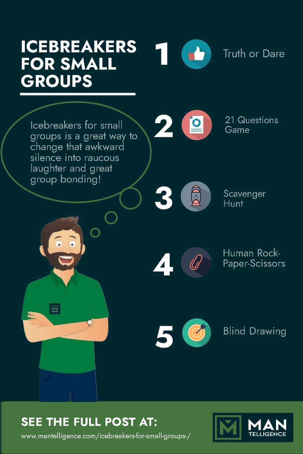 Icebreakers For Small Groups - Infographic
