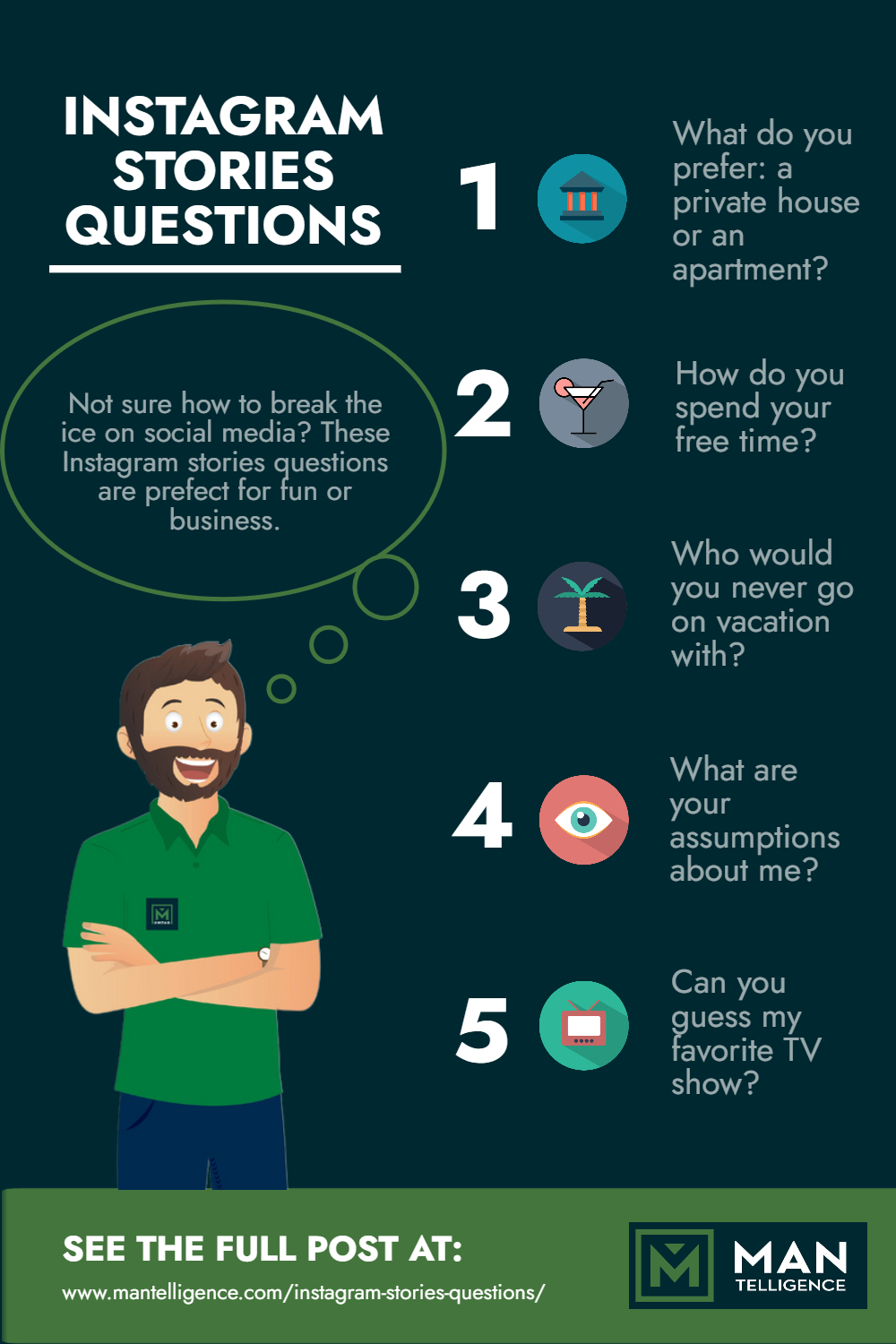 Infographic - Instagram Stories Questions