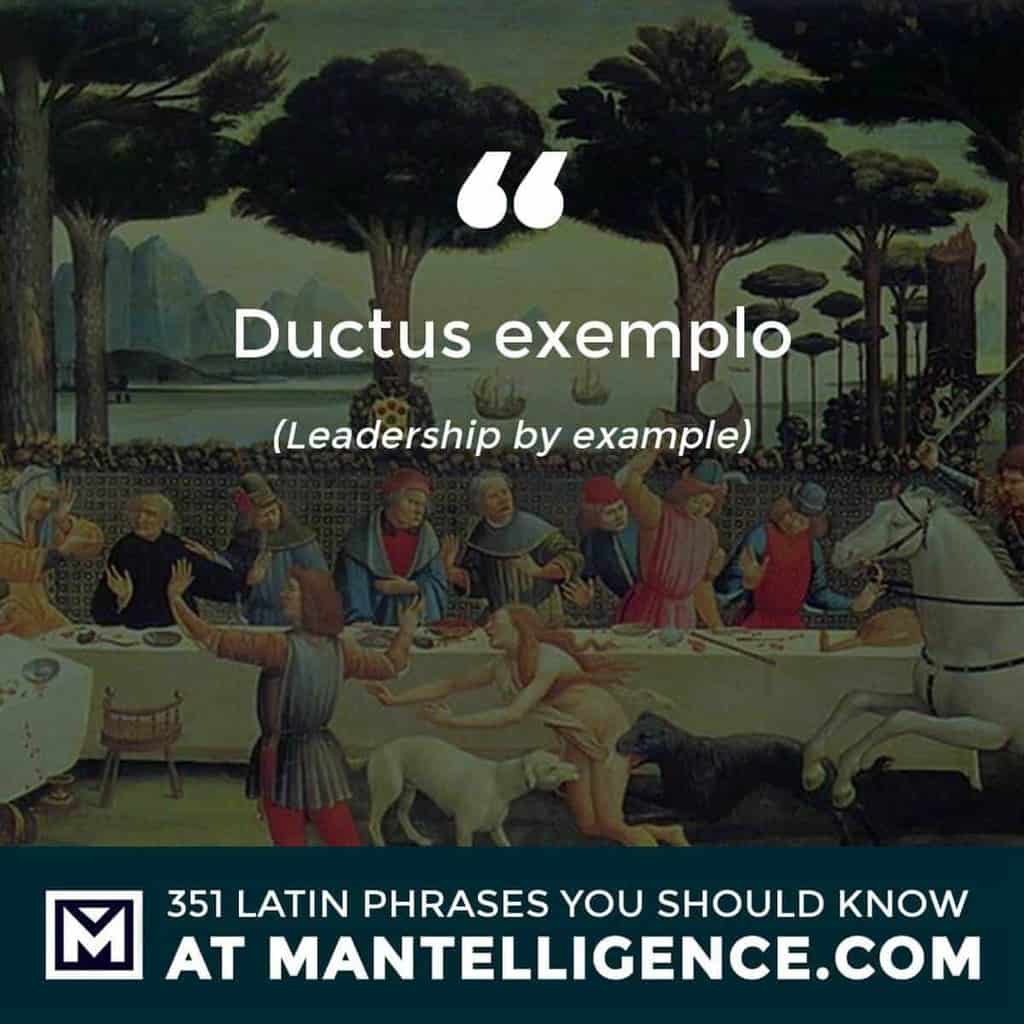 Ductus exemplo - Leadership by example