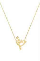 romantic gifts for girlfriend - gold heart pendant