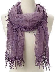 romantic gifts for girlfriend - lace scarf