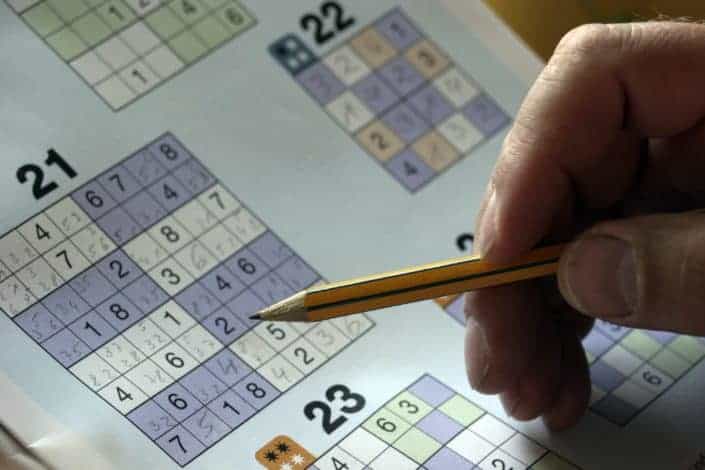 Productive things to do - Do a sudoku puzzle
